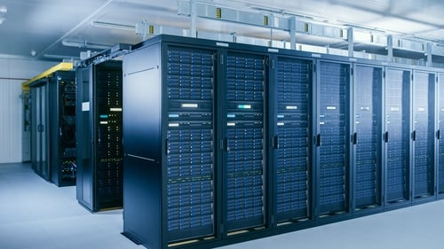 Data centres are very heavy users of electricity (stock image)