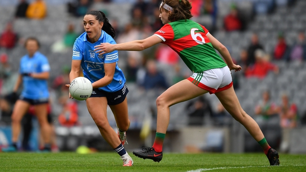 Sinead Goldrick played the second half of the semi-final victory over Mayo