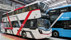You wait for one hydrogen bus and two come along at the same time. Photo: PA