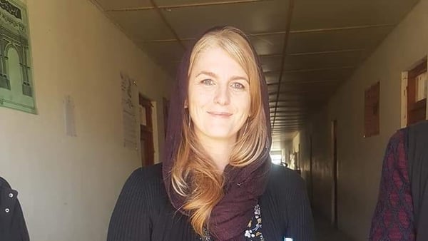 Aoife MacManus, from Ashbourne in Meath, has been in the Afghan city for two years working in the primary education sector