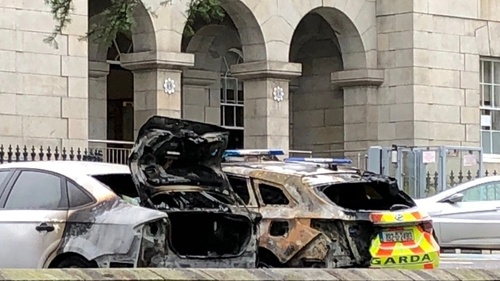 The cars were removed from the scene following a technical examination
