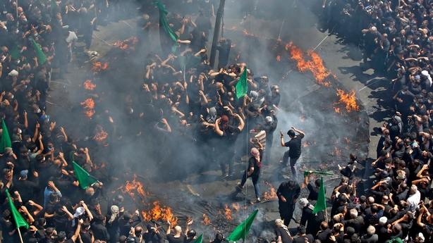 Mourning ritual Ashura in Tehran