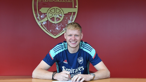 Arsenal unveiled new signing Aaron Ramsdale at London Colney