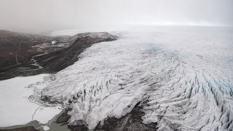 Melting from Greenland's ice sheet has caused around 25% of global sea level rise over the last few decades (File pic)