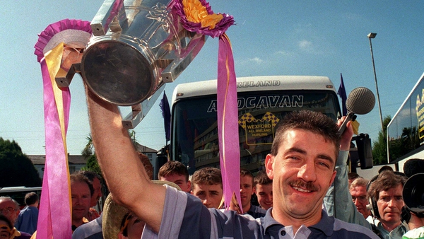 Martin Storey with the Liam MacCarthy cup in 1996