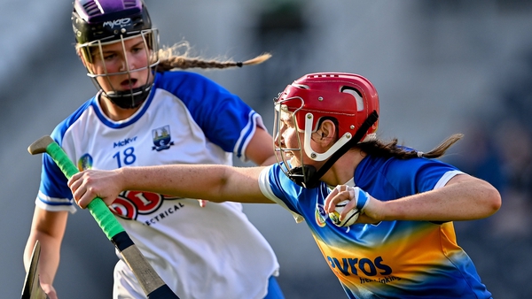 Aoife McGrath of Tipperary in action against Waterford's Anne Corcoran