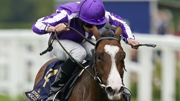 Ryan Moore rode Point Lonsdale to victory at the Curragh