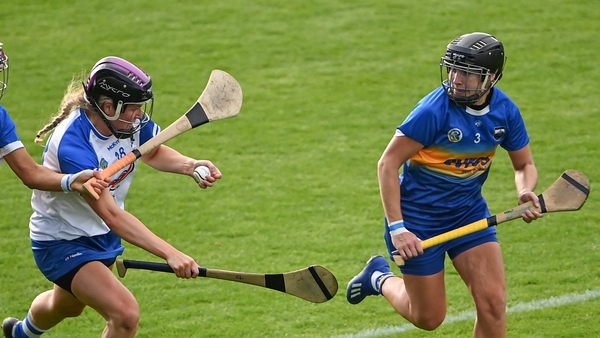 Ryan in action against Waterford's Anne Corcoran