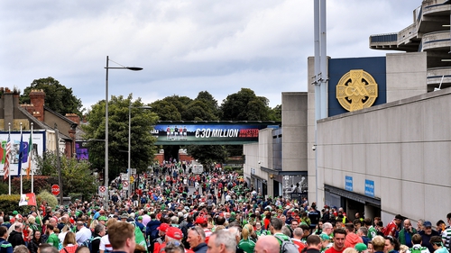 An attendance of 40,000 was permitted at Croke Park for yesterday's final