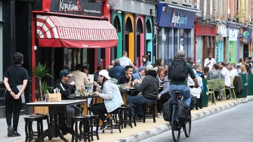 Outdoor dining on Capel Street last summer (file pic RollingNews.ie)