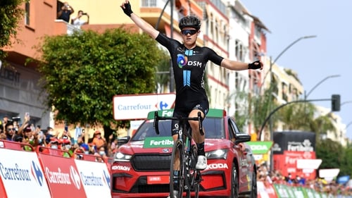Australia's Michael Storer took Stage 10 of the Vuelta a Espana