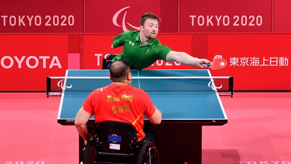 Colin Judge was edged out by Zhao Ping