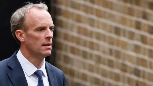 The Times reported that witnesses said they saw Mr Raab swimming and using a paddleboard on the last day of his holiday