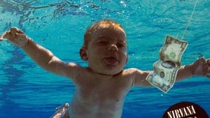 Mr Elden as a four-month-old on the cover of Nevermind. Picture: Getty