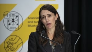 New Zealand Prime Minister Jacinda Ardern during a previous Covid 19 update