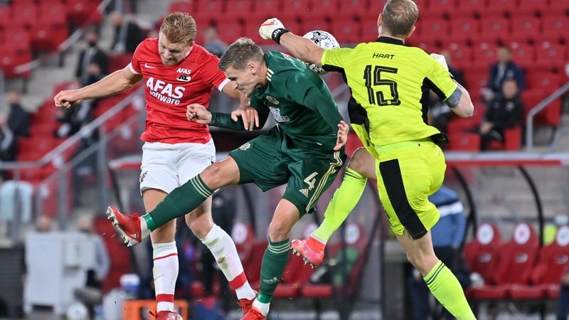 Celtic lost 2-1 in Holland but progressed to the Europa League group phase