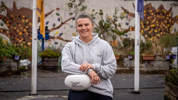 St Marys Secondary School, Glasnevin, co. Dublin 20/8/2021Ireland Rugby Captain & Munster player Ciara GriffinMandatory Credit ©INPHO/Morgan Treacy