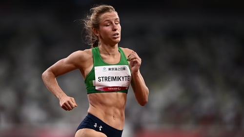 Greta Streimikyte during the T13 Women's 1500 metre final