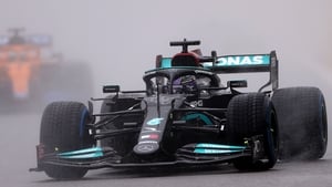Lewis Hamilton's championship lead over Max Verstappen was cut to three points