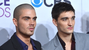 Max George, pictured with Tom Parker in Los Angeles in January 2013 - "Tom just gets on with everything"