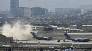 Kabul airport became an epicentre for those trying to flee Afghanistan in the wake of the Taliban takeover in August