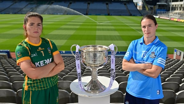 Meath captain Shauna Ennis, left, and Dublin captain Sinead Ahern will be both hoping to lift the Brendan Martin Cup