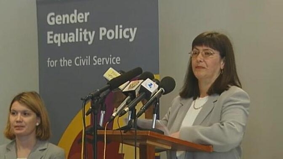 Launch of gender equality policy for the Civil Service (2001)