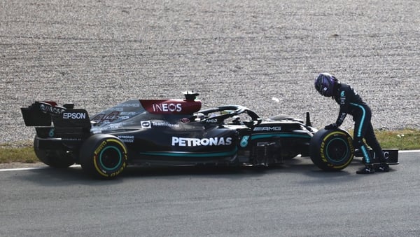 Lewis Hamilton's car broke down in practice