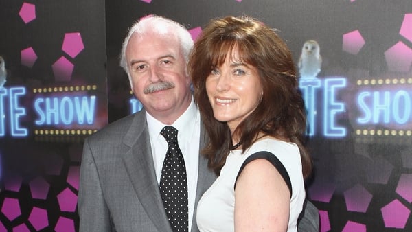 Marty and Maria Whelan at the 50th anniversary of The Late Late Show in 2012