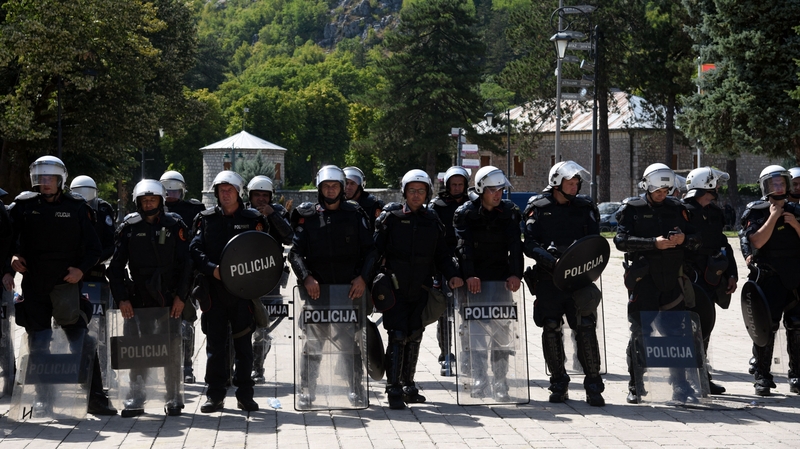 Montenegro police fire teargas at protesters