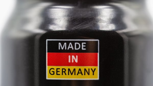 Orders for goods 'Made in Germany' were down by 7.7% in August, new figures show