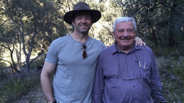 Hugh Jackman and his father Christopher, image via Hugh Jackman/Instagram