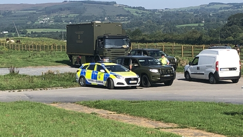 Hundreds of gardaí and army personnel were involved in the searches