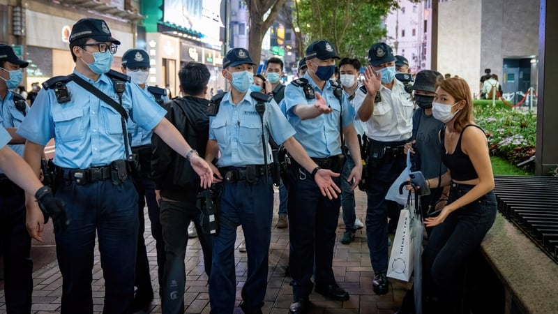 Hong Kong Police Arrest Tiananmen Vigil Organisers