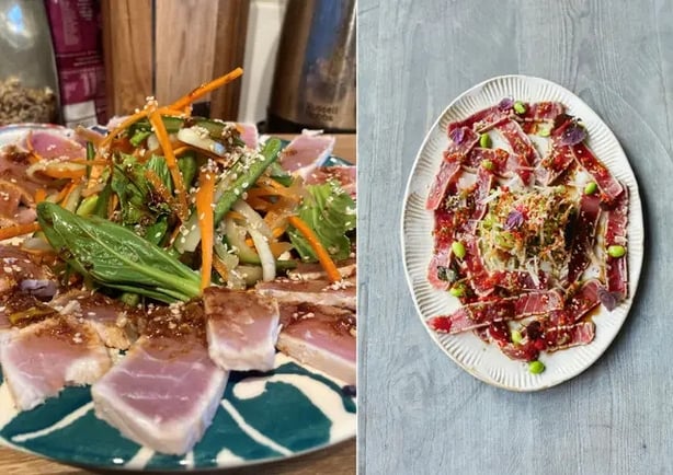 Ella's attempt (L) and Jamie Oliver's (Ella Walker/David Loftus/PA)