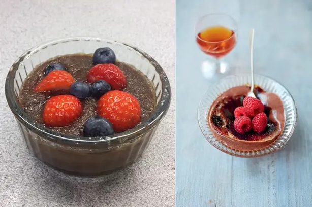 Lisa's attempt (L) and Jamie Oliver's (Lisa Salmon/David Loftus/PA)