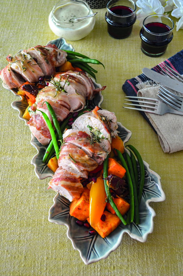 Date & sherry chicken bake