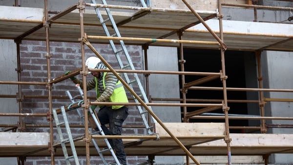 Residential construction fell by 2.9% in the second quarter of this year, new CSO figures show