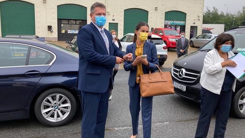 Maroš Šefcovic pictured in Jonesborough today