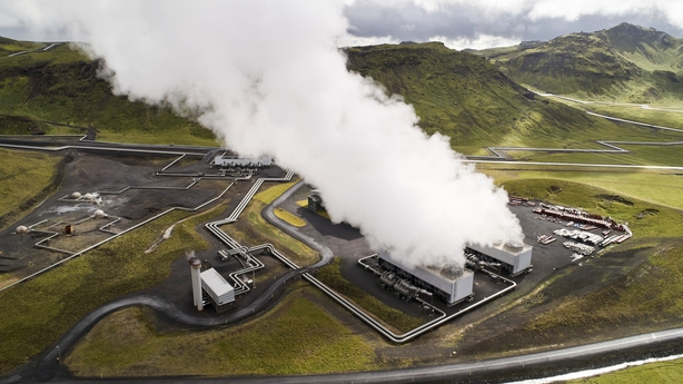 Hellisheidi geothermal power plant Iceland