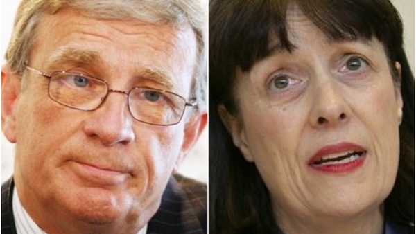 Prof Tom Keane and Laura Magahy stood down on Wednesday