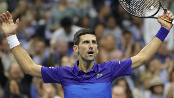 Novak Djokovic progressed to his first US Open final in three years