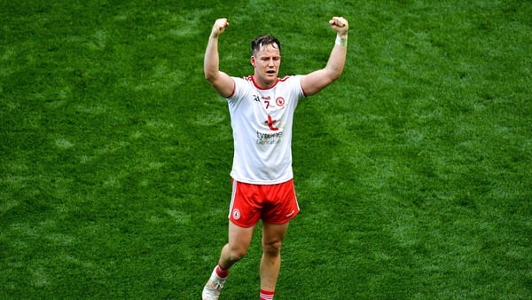 Kieran McGeary shows his delight after the All-Ireland was won