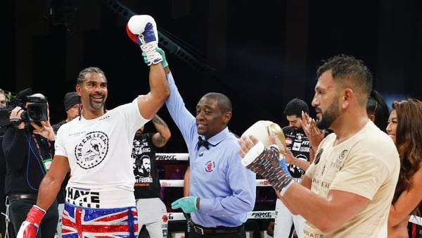 Haye last fought more than three years ago