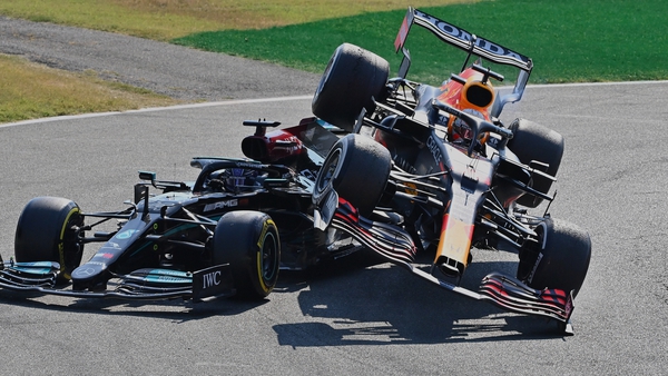 Lewis Hamilton escaped seriously injury