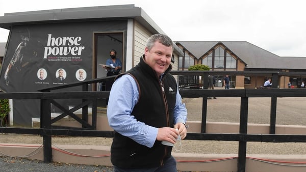 Gordon Elliott saddled Oh Purple Reign at Punchestown on his return to the track