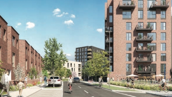 The units are made up of 1,024 apartments and 23 houses