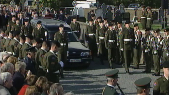State funeral for Patrick Maher in County Limerick, 2001.
