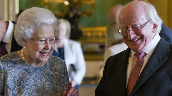 President Higgins said he welcomed opportunities to meet Queen Elizabeth (File pic)