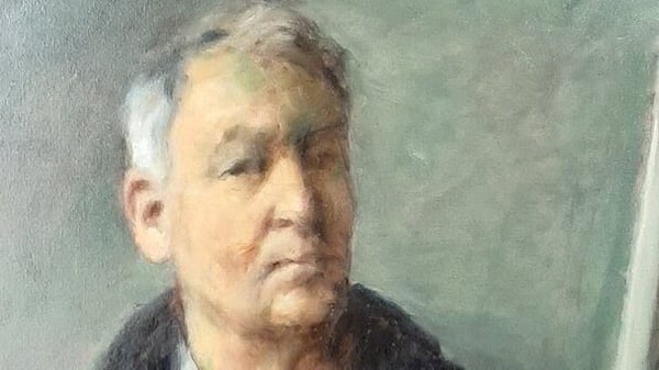 Self portrait of Thomas Ryan which was part of an exhibition of his work in Limerick in 2019
